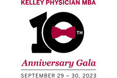 Kelley Physician MBA 10th Anniversary Gala Logo
